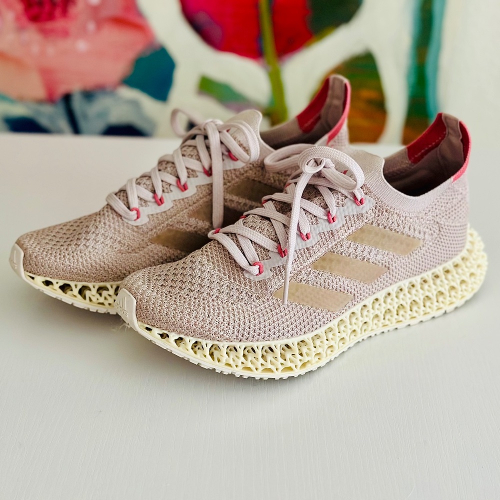 ADIDAS 4DFWD Running Shoe in Ice Purple/Shift Pink